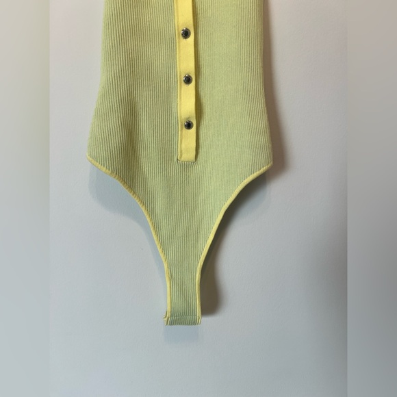 New SER.O.YA Ribbed Collared Polo Bodysuit - Picture 6 of 10